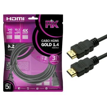 Cabo HDMI 1.4 com 1 Adaptador Micro HDMI 1,50 Metros - solucaocabo