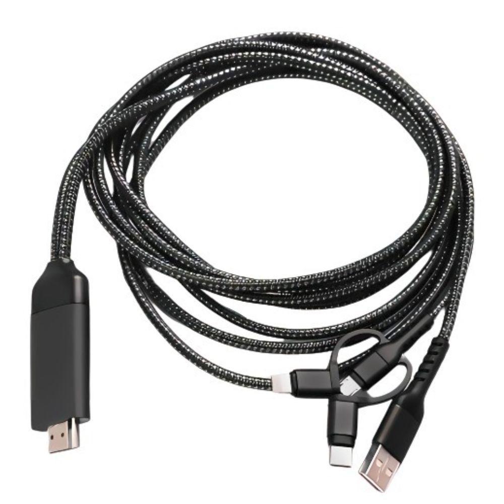 Cable adaptador Hdmi USB tipo C/Micro Usb/Lightning X