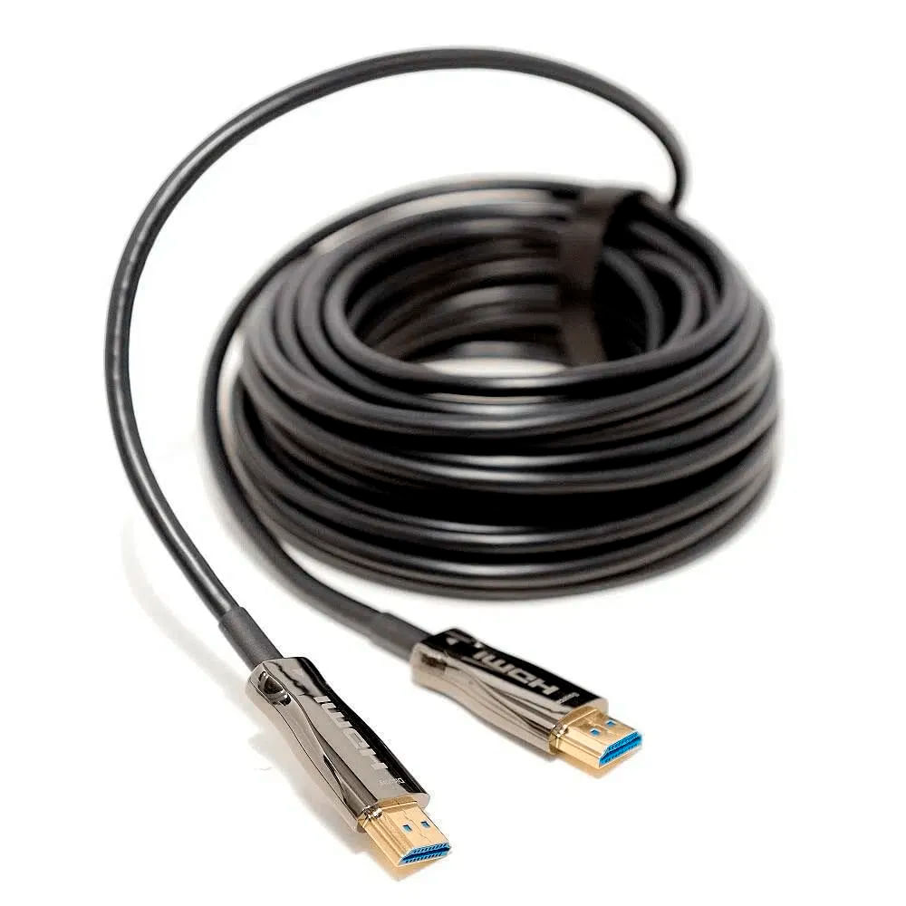Cabo HDMI Flat 2.0 4K com Malha Náutica 5,0 Metros